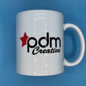 White 11oz branded mug