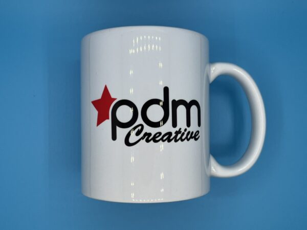 White 11oz branded mug