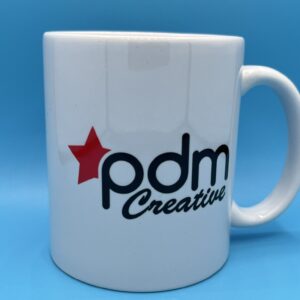 White branded 11oz mug