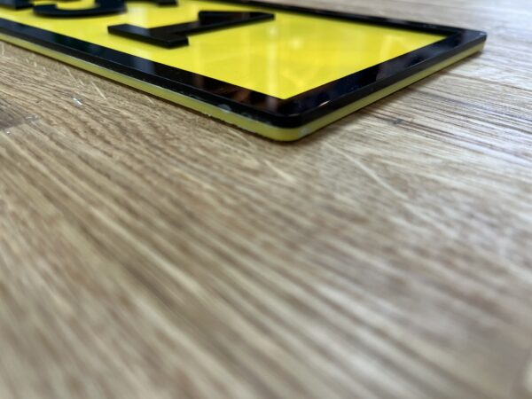 3D Acrylic Number Plate Sign - Image 3