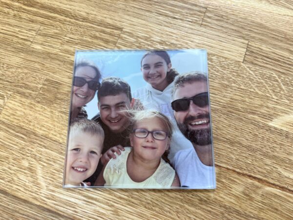 Printed Square Glass Coaster 9cm