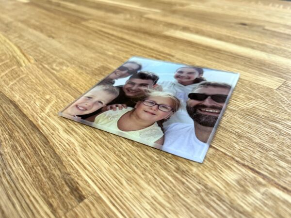 Printed Square Glass Coaster 9cm - Image 2