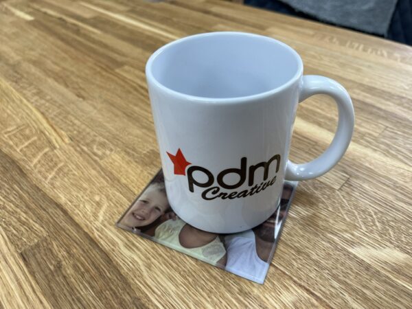 Printed Square Glass Coaster 9cm - Image 3