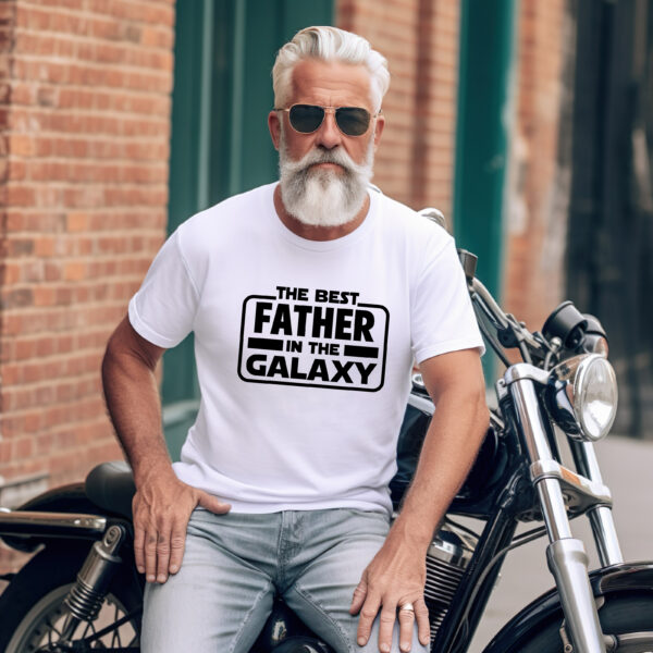 Best Father In The Galaxy T-Shirt - Image 2