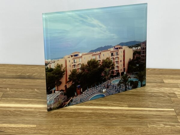 5" x 7" Glass Photo Print With Stand - Image 2