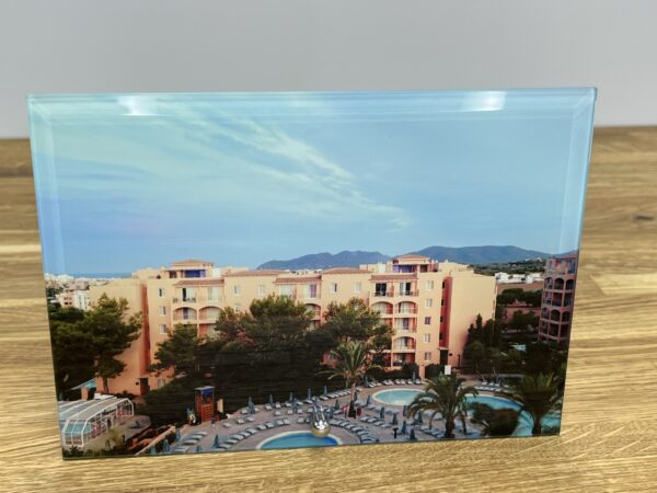 5" x 7" Glass Photo Print With Stand