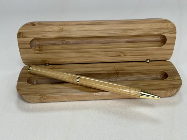 Smart Bamboo Pen In Case - Image 2