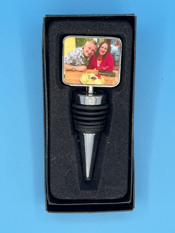 Metal Photo Bottle Stopper - Image 4