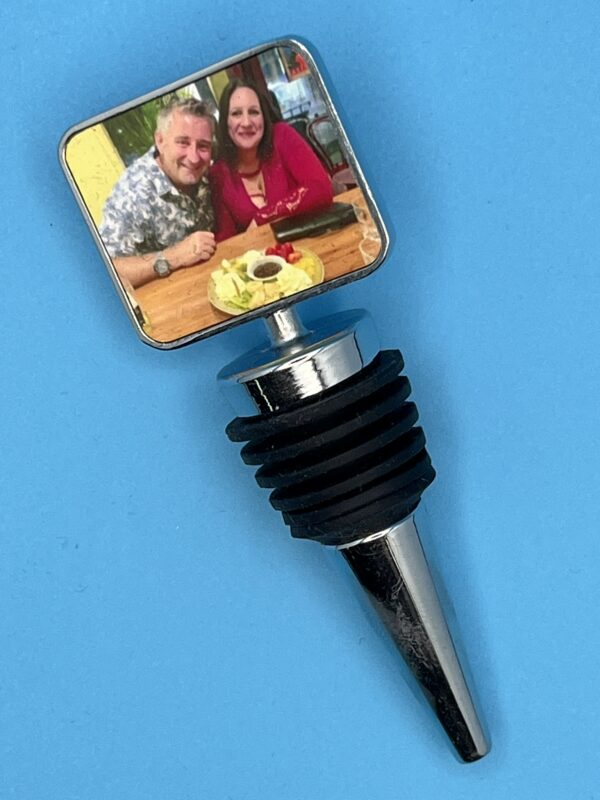 Metal Photo Bottle Stopper - Image 2