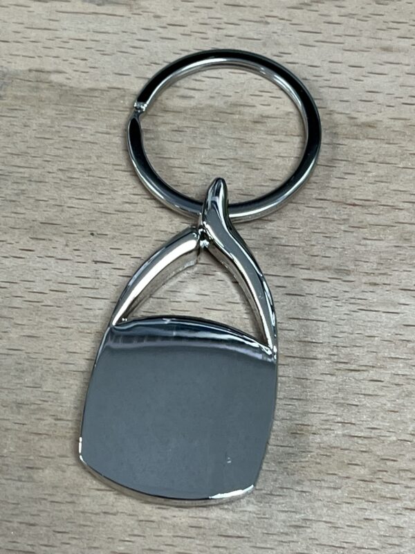 Oblong Metal Photo Keyring - Image 3