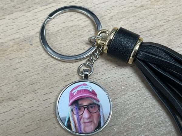 Metal Photo Keyring With Tassles - Image 3