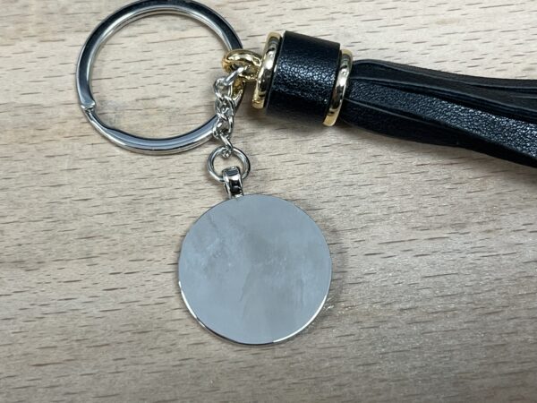 Metal Photo Keyring With Tassles - Image 2