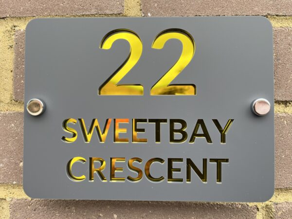 Acrylic House Sign
