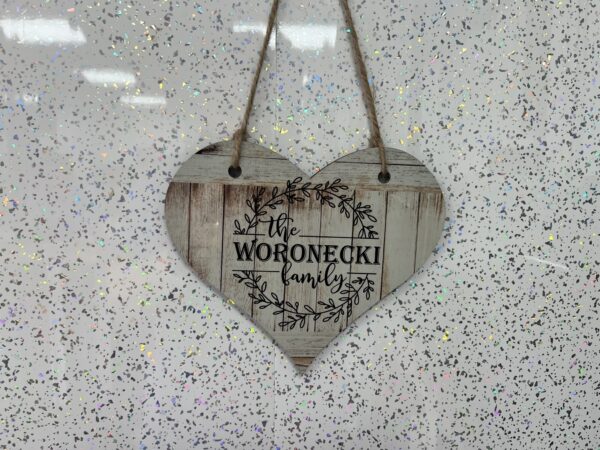 Wooden Print Family Sign - Image 2