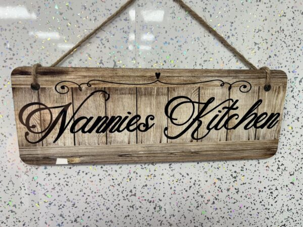 Wooden Family Kitchen Sign - Image 3