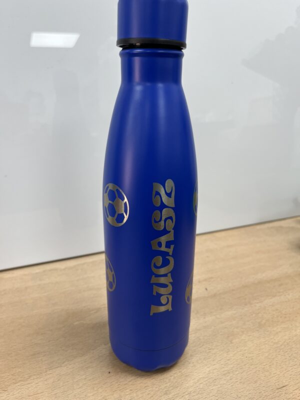Engraved 500ml Thermos Bottle - Football Theme