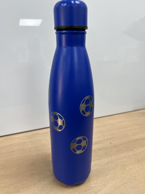 Engraved 500ml Thermos Bottle - Football Theme - Image 5