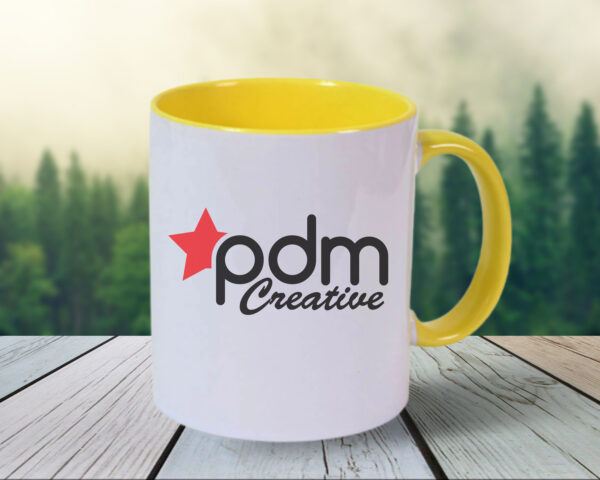 Branded 11oz Coloured-Inner & Handle Mug - From £4.75 each - Image 2