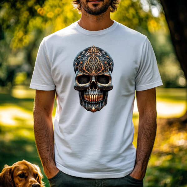 Halloween Gothic Skull T-Shirt (unisex)