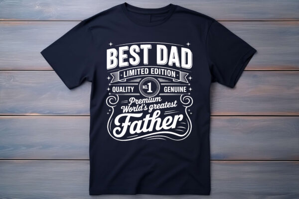 Best Dad Limited Edition T-Shirt - Image 2