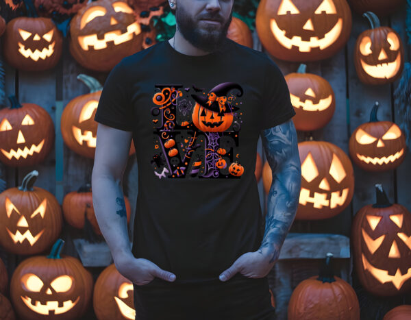 Halloween LOVE T-Shirt (unisex) - Image 2