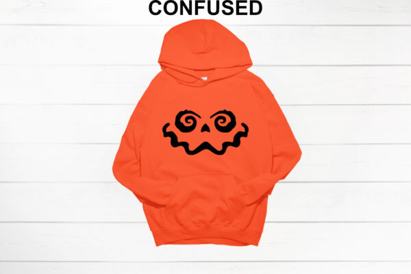 Halloween Pumpkin Hoodie  (unisex) - 6 Different faces to choose - Image 5