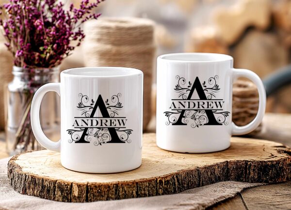 Personalised Monogram Name 11oz Mug