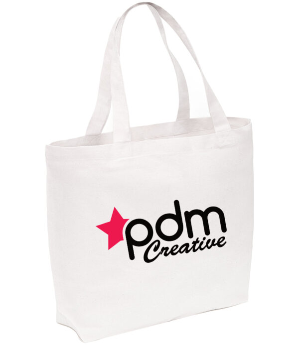 Branded Cotton Oversized Tote Bag 38L from £5.20 each - Image 2