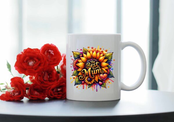 The Best Mum Sunflower Mug