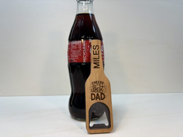 Personalised Father's Day Bottle Opener Fridge Magnet - Image 2