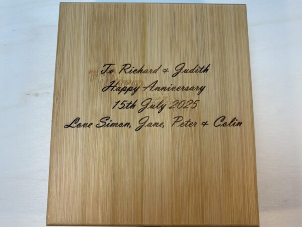 Bamboo Wood Wine Accessory Gift Box - Image 3