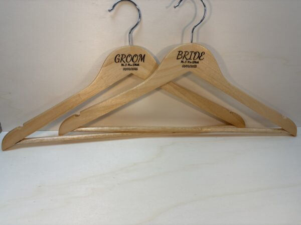 Bride & Groom Wedding Hangers