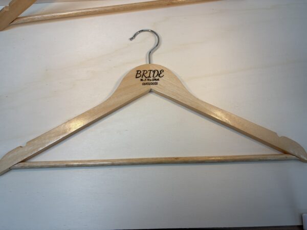 Bride & Groom Wedding Hangers - Image 2