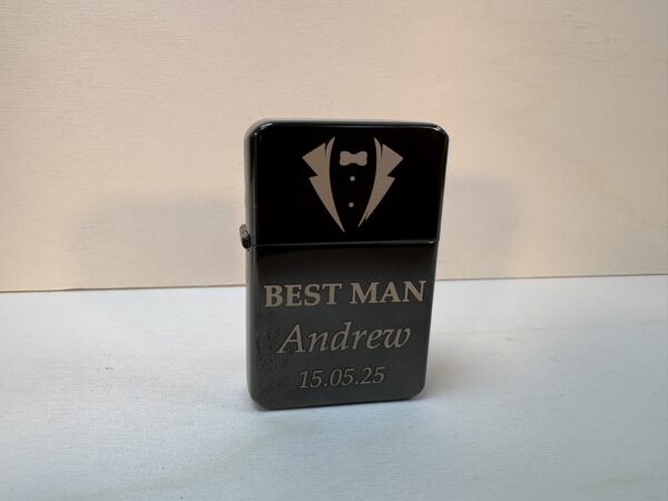 Premium Best Man Lighter with Gift Tin - Image 2