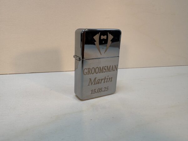 Premium Groomsman Lighter with Gift Tin - Image 3