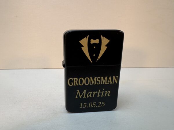 Premium Groomsman Lighter with Gift Tin - Image 2