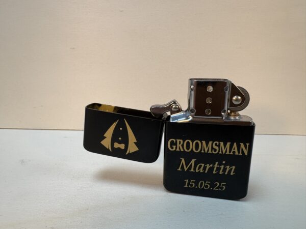 Premium Groomsman Lighter with Gift Tin - Image 8