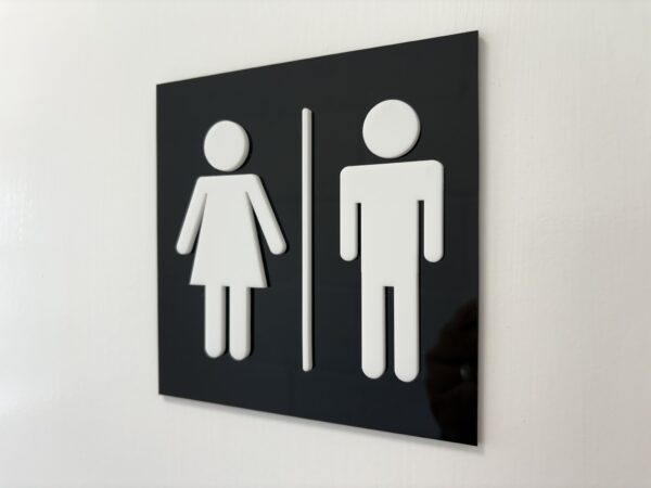 WC Picture Acrylic Signs - various options