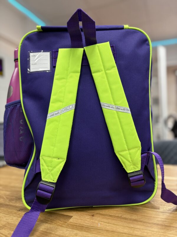 Junior Back Pack Hi Viz - The John Wesley CEM Primary School - Image 4