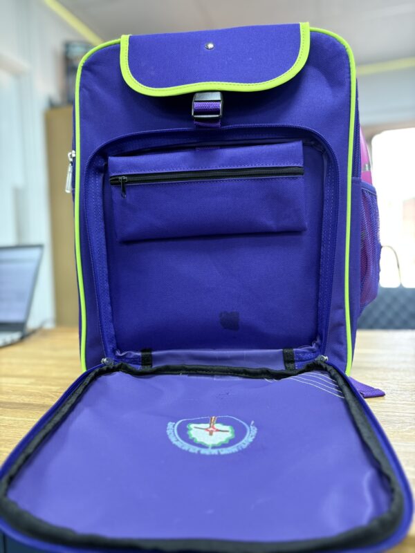 Junior Back Pack Hi Viz - The John Wesley CEM Primary School - Image 5